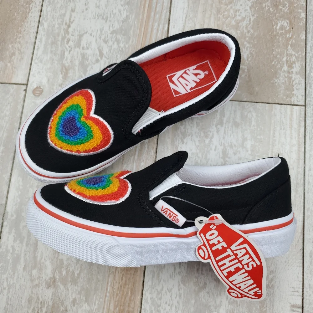 Vans Classic Slip On Chenille Rainbow - Picture 4 of 8